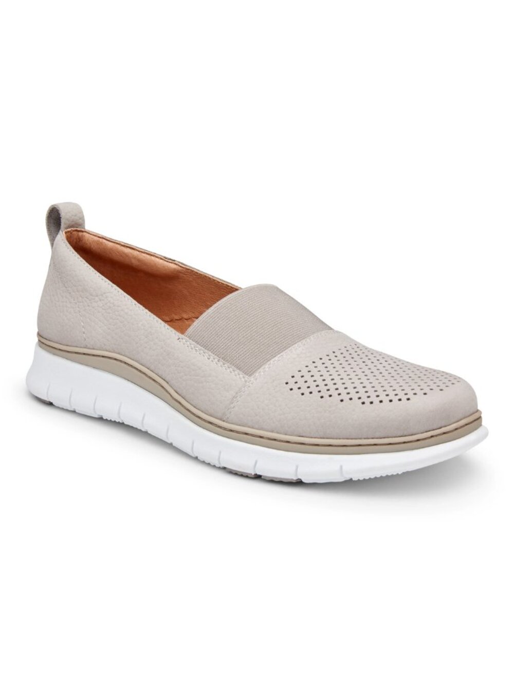 Vionic Beige Slip-On Perforated Flats